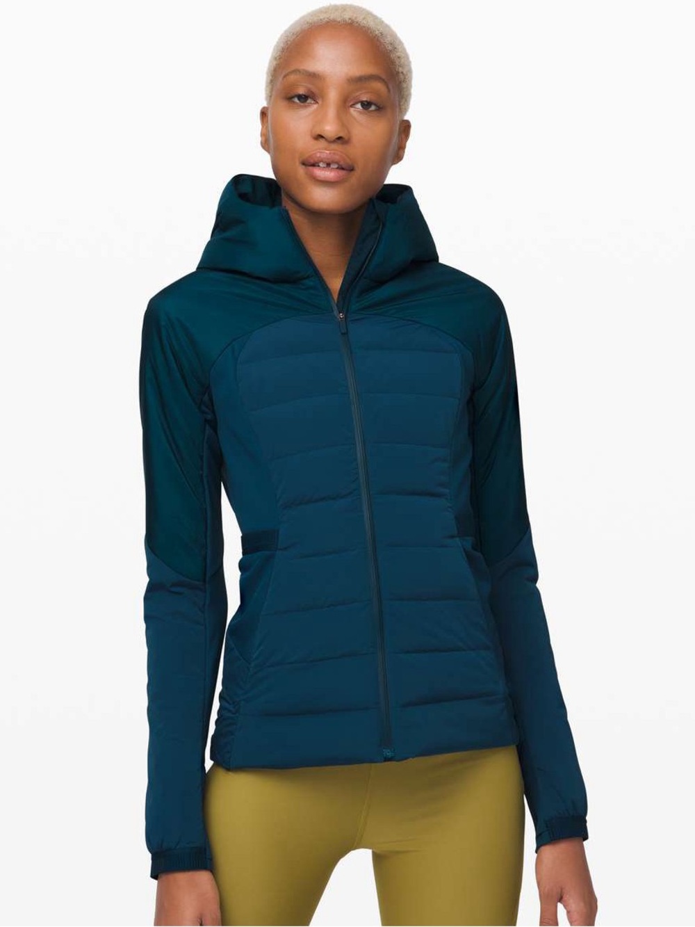 Like New! Lululemon Down For It All Jacket- Night Diver Size 2